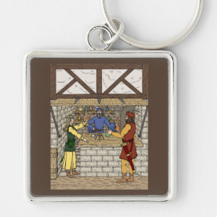 Apothecary Shop Key Ring
