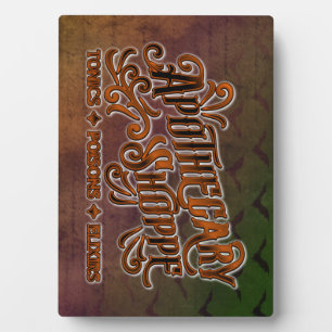 Apothecary Shoppe Halloween Gothic Sign Plaque