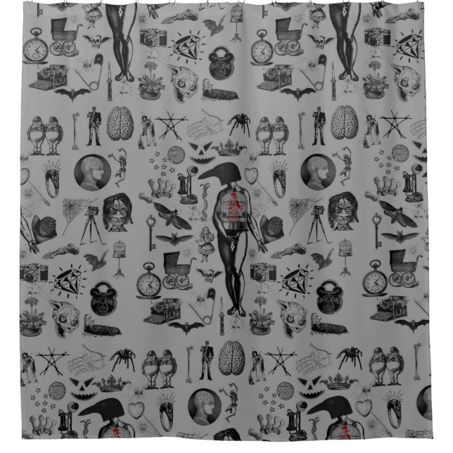Apothecary Shower Curtain (Front)