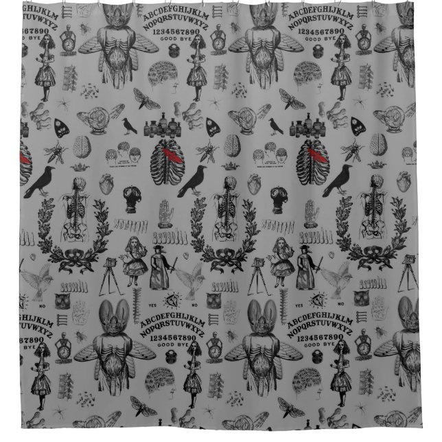 Apothecary Shower Curtain (Front)