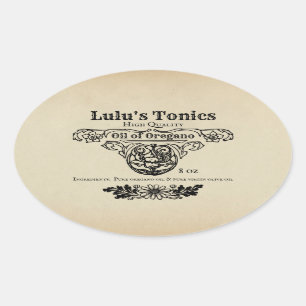 Apothecary Style Labels