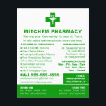 Apothecary Symbol, Pharmacy, Pharmacists Flyer<br><div class="desc">Apothecary Symbol,  Pharmacy,  Pharmacists Advertising Flyers By The Business Card Store.</div>
