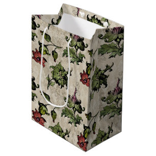 Apothecary Witch Plant Steampunk Botanical Herbs Medium Gift Bag