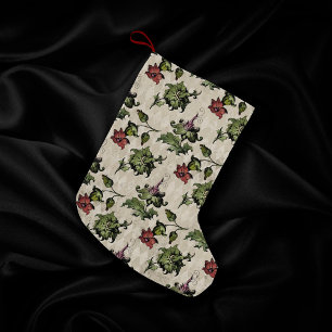 Apothecary Witch Plant   Steampunk Botanical Herbs Small Christmas Stocking