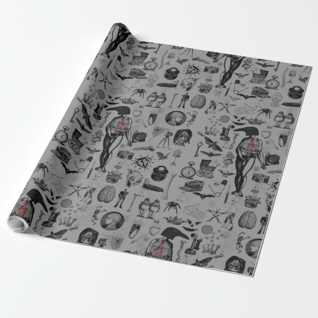 Apothecary Wrapping Paper (Unrolled)