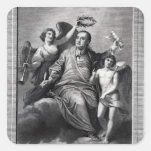 Apotheosis of Handel, 1787 Square Sticker