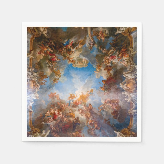 Apotheosis of Hercules in Chateau de Versailles Napkin (Front)
