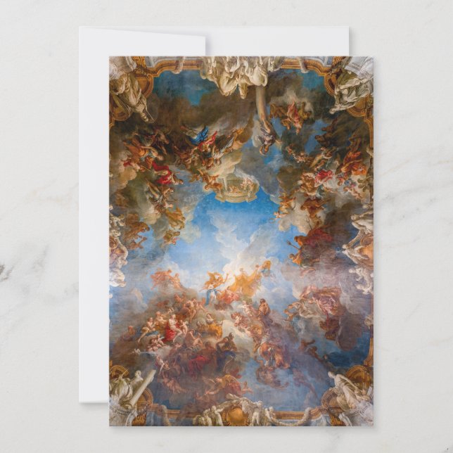 Apotheosis of Hercules in Chateau de Versailles Thank You Card (Front)