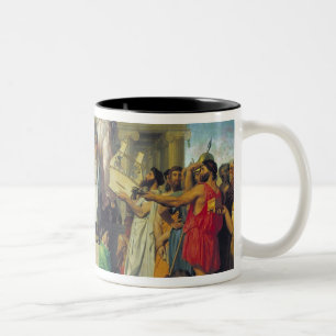 Apotheosis of Homer, 1827 Two-Tone Coffee Mug