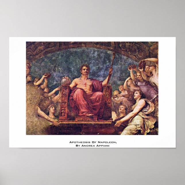 Apotheosis Of Napoleon, By Andrea Appiani Poster (Front)