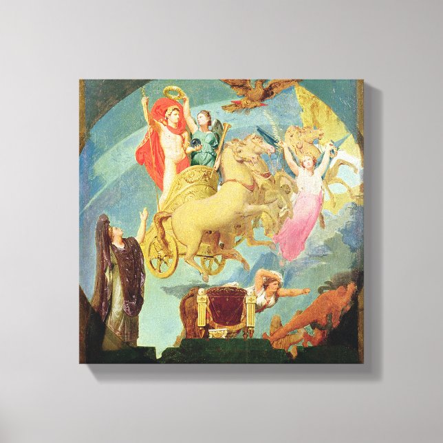 Apotheosis of Napoleon I  1853 Canvas Print (Front)