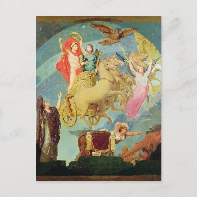Apotheosis of Napoleon I  1853 Postcard (Front)