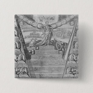 Apotheosis of Peter the Great 15 Cm Square Badge