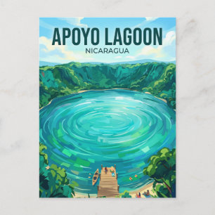 Apoyo Lagoon Natural Reserve Nicaragua Postcard