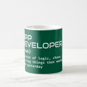 App Developer Coffee Definition – Humour Mug