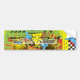 APPA :: MUSIC IS MEDICINE (( DEUX )) BUMPER STICKER