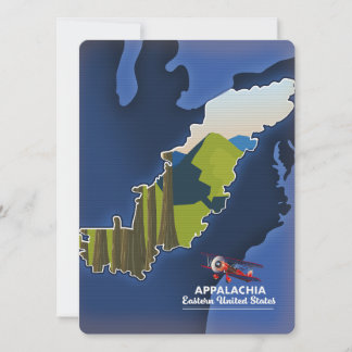 Appalachia Eastern United States travel map
