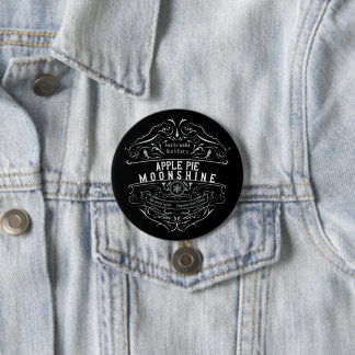 Appalachia Moonshine Label 7.5 Cm Round Badge