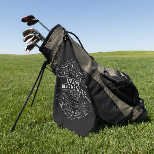 Appalachia Moonshine Label Golf Towel