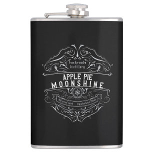 Appalachia Moonshine Label Hip Flask