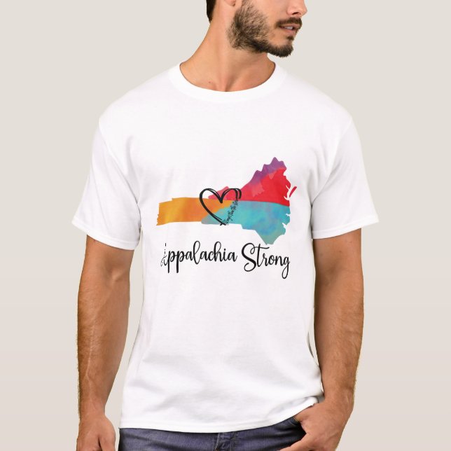 Appalachia Strong - Hurricane Helene Disaster Reli T-Shirt (Front)