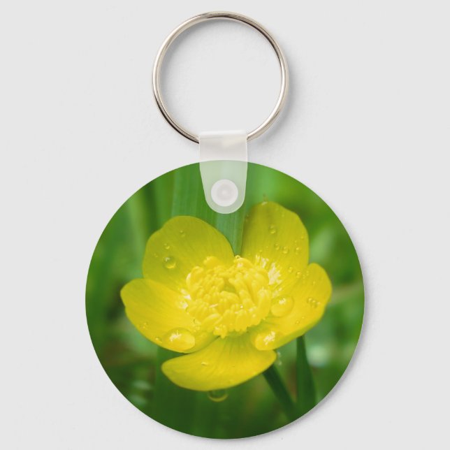 Appalachian Buttercup Keychain (Front)