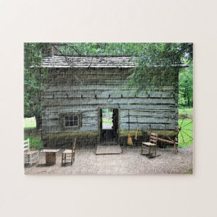 Appalachian Home at Mabry Mill, Virginia Jigsaw Puzzle