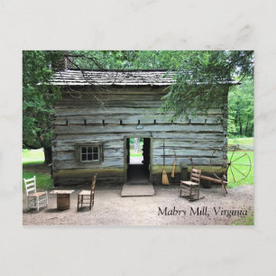 Appalachian Home at Mabry Mill, Virginia Postcard