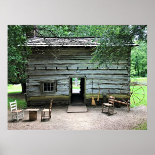 Appalachian Home at Mabry Mill, Virginia Poster