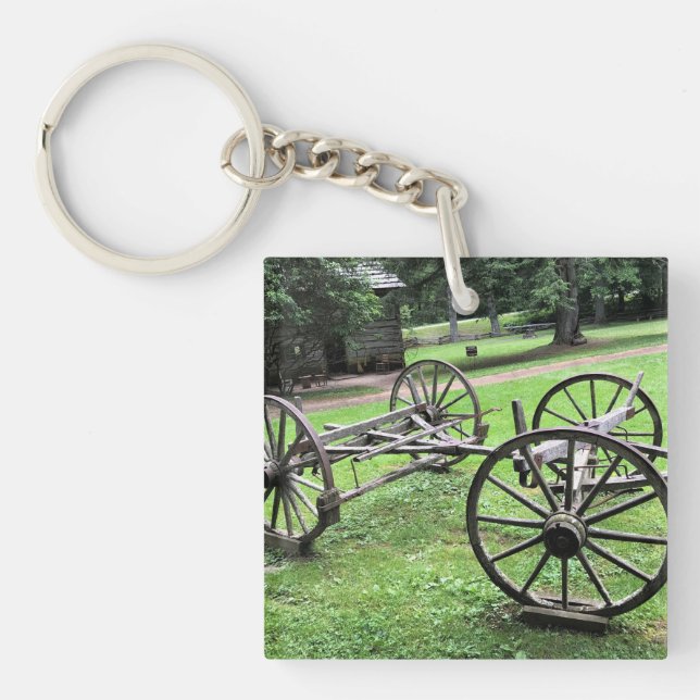 Appalachian Lifestyle at Mabry Mill, Virginia Key Ring (Front)