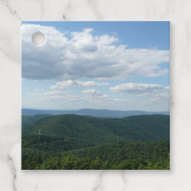 Appalachian Mountains I Shenandoah Favour Tags (Front)