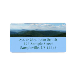 Appalachian Mountains I Shenandoah Label