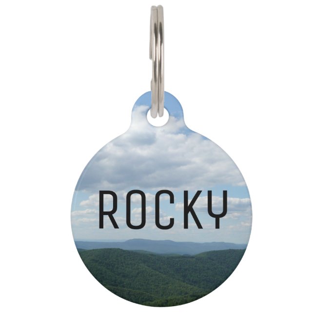Appalachian Mountains I Shenandoah Pet Tag (Front)