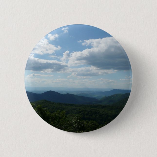 Appalachian Mountains II Shenandoah 6 Cm Round Badge (Front)