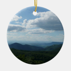 Appalachian Mountains II Shenandoah Ceramic Tree Decoration