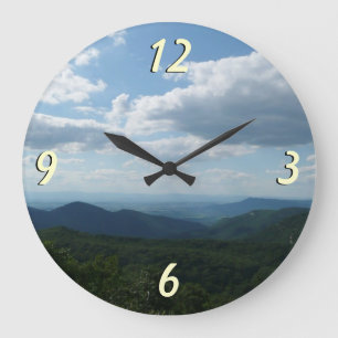 Appalachian Mountains II Shenandoah Large Clock