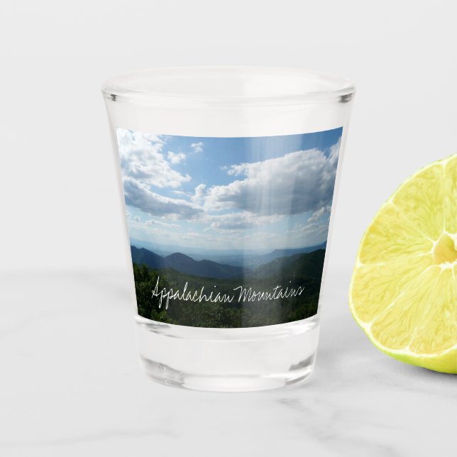 Appalachian Mountains II Shenandoah Shot Glass (Front)