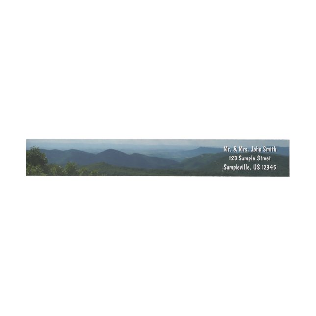Appalachian Mountains II Shenandoah Wrap Around Label (Individual)