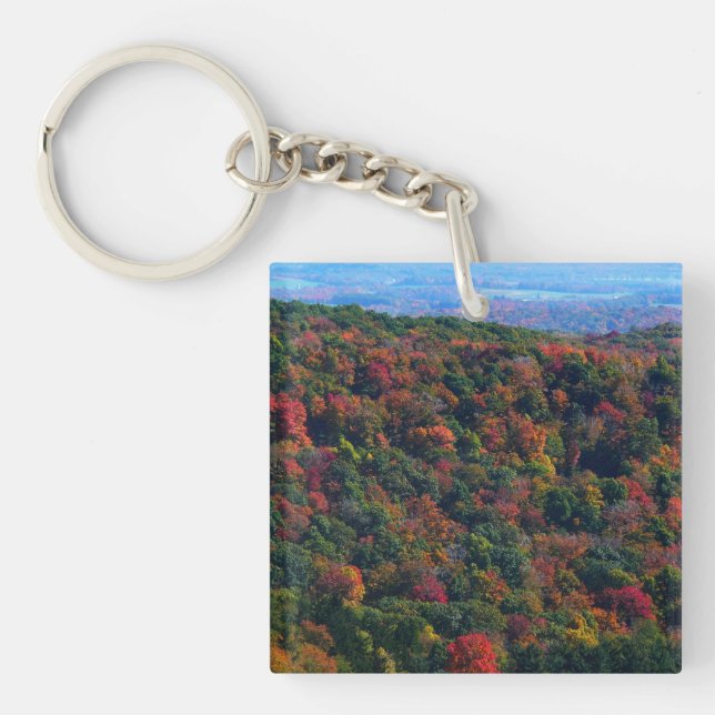 Appalachian Mountains in Fall Key Ring (Front)