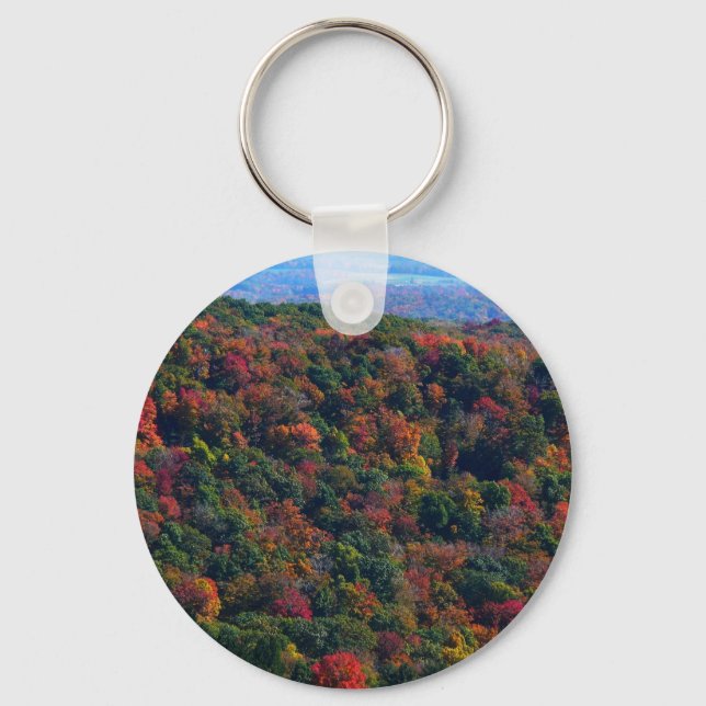 Appalachian Mountains in Fall Key Ring (Front)