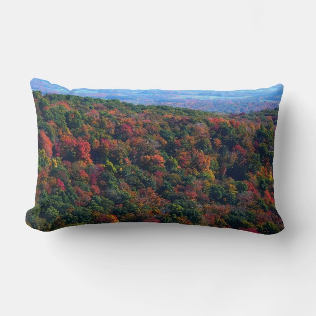 Appalachian Mountains in Fall Lumbar Cushion (Front)