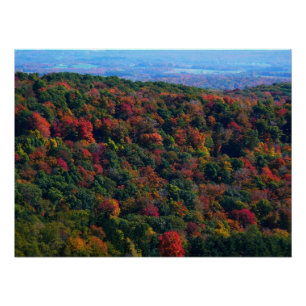 Appalachian Mountains in Fall Poster