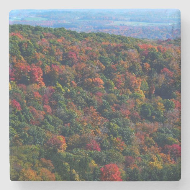 Appalachian Mountains in Fall Stone Coaster (Front)