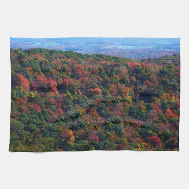 Appalachian Mountains in Fall Tea Towel (Horizontal)