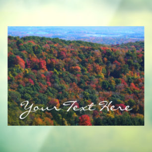 Appalachian Mountains in Fall Window Cling