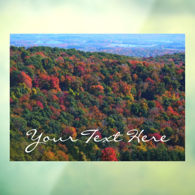 Appalachian Mountains in Fall Window Cling (Sheet 3)