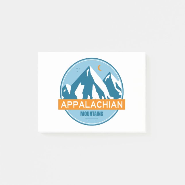 Appalachian Mountains Post-it Notes (Front)