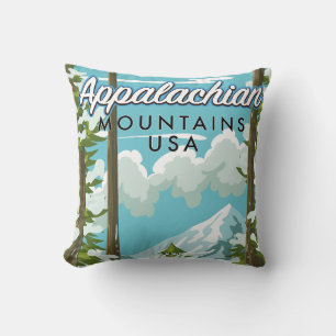 Appalachian Mountains Travel poster Mug Cushion