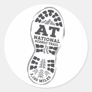 Appalachian National Scenic Trail Classic Round Sticker