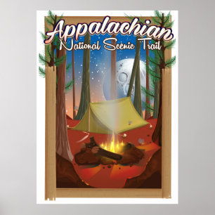 Appalachian National Scenic Trail Poster